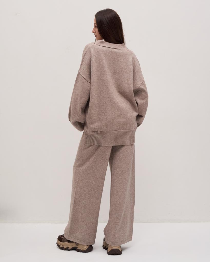 Костюм женский трикотажный LIA 79200 визон (кофта, штаны)