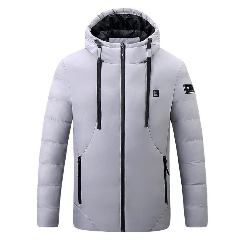 

2026 Men Women Electric Heated Jacket Heating Waistcoat Usb Thermal Warm Cloth Feather Plus Size Winter Jacket M белый