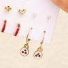 12pcs Simple Set Multiple Styles Earrings, Women's Fall And Winter Daily Match, Attend A Party Vacation Dating Gift, Perfect Gif