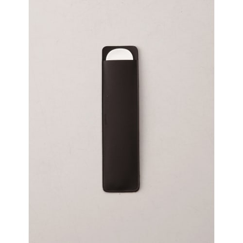 Spatel aus Edelstahl, hergestellt in Japan, mit Etui, perfekt für Kosmetika, Cremes, Make-up, Handcremes, Nagellack und Gesichtswaschmittel. 86 x 17mm.