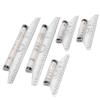 5pcs Measuring Rolling 15cm 30cm Clear Scale Transparent Light Weight Parallel Rolling Ruler with