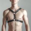 Harness for Men Strap Costume Sexy Shoulder Bondage Chest Lingerie Pu Leather Belt Erotic Hollow Gay Clothing for Adult Sex