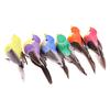 1X falešná simulace ptáků s umělým peřím Dove Feather Decor Decoration Ornament
