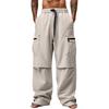 Men's  Outdoor  Sports  Loose  Big  Pocket  Workwear  Trousers