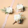 Unique Corsage Boutonnieres Artificial Flowers for Proms, Anniversaries, Ceremonies, Wedding Embellishments