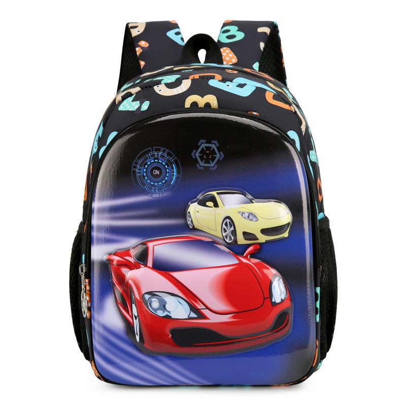 Charming Cartoon Oxford Cloth Lightweight Kids Backpack For Boys And Girls