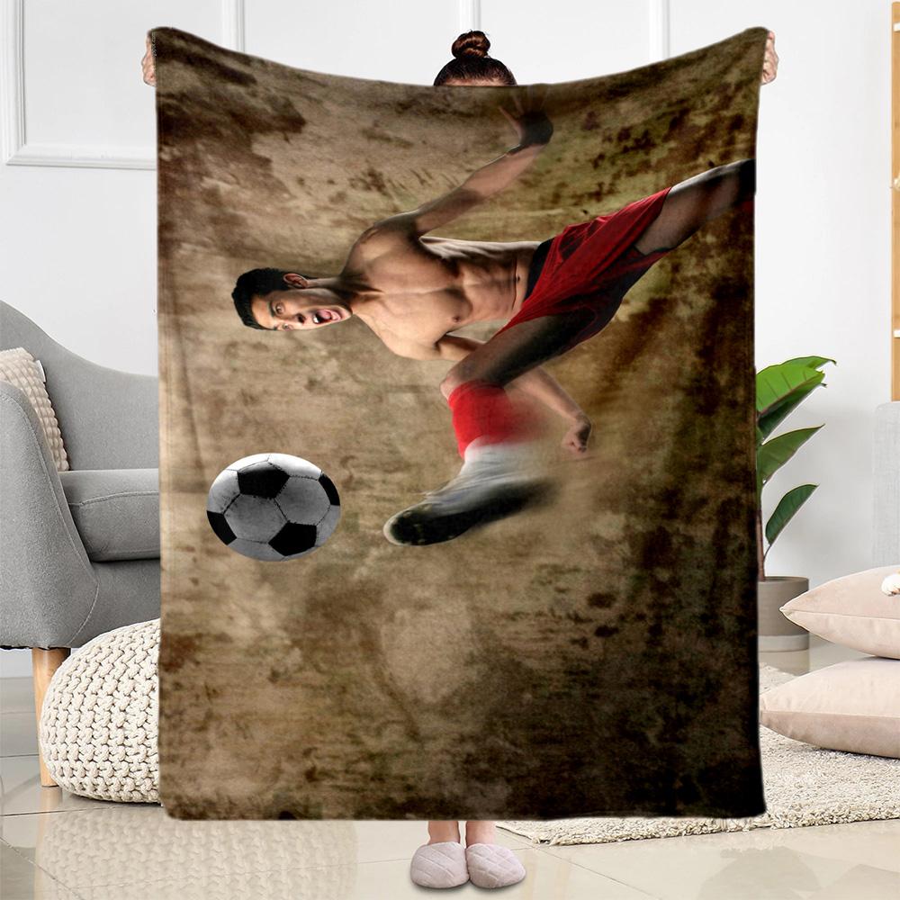 Ac Milan Celebration Blanket Durable Comfort Suitable for Office Couch Picnics for All Occasions Warmthful Decor