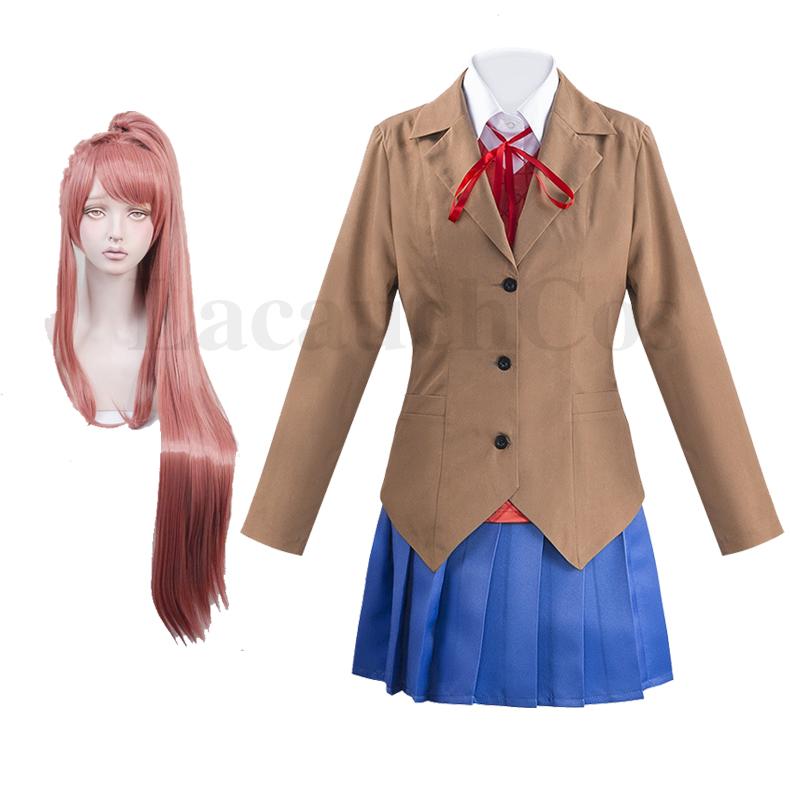 Anime Literatūras Kluba Cosplay Tērps Pilns