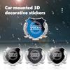 Car Shield Shape Adhesive Sticker Silver Decorative Exterior Sticker For Volvo XC60 XC90 S60 S80 V60 C70 S40 C30 V90 V60 C40