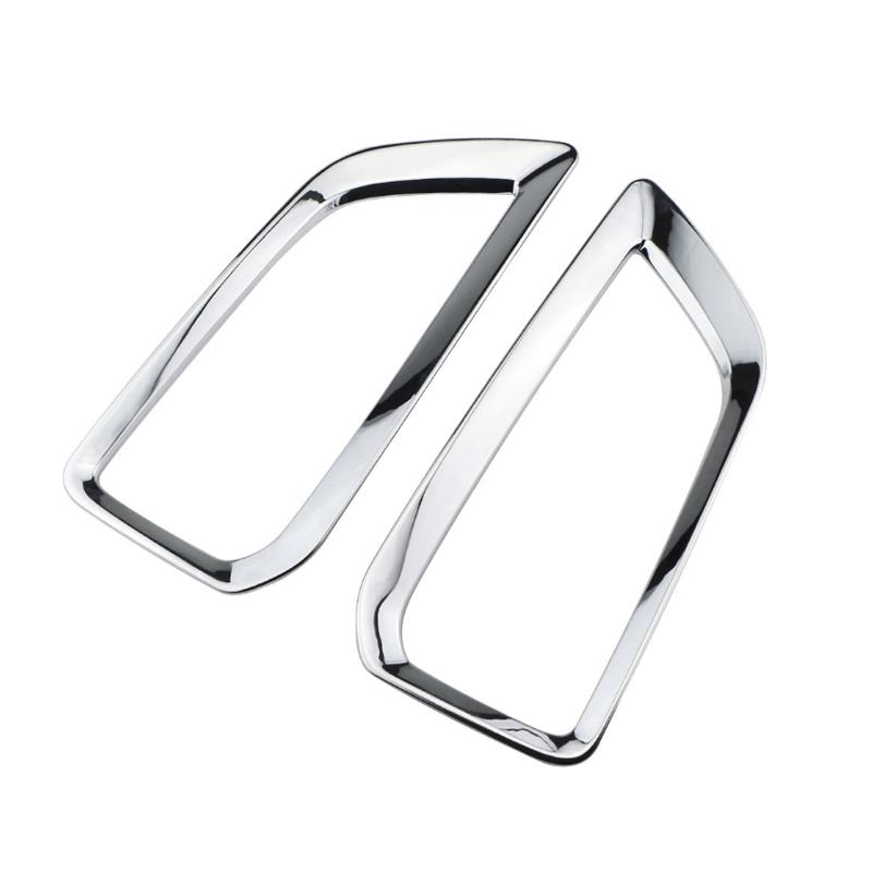 

2 шт./компл. для Hyundai Kona Kauai 2017-2022, передняя противотуманная фара, украшение, отделка блестками автомобиля серебряный