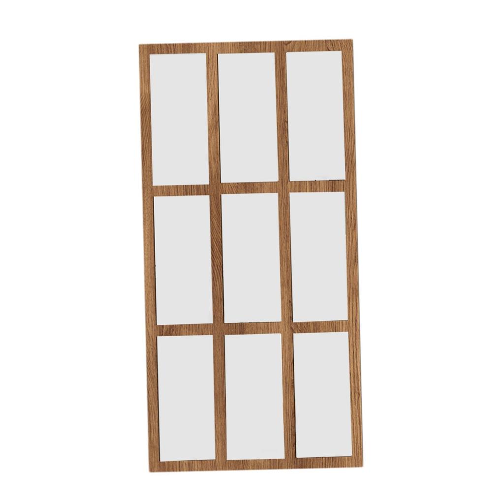 Decorative Wall Mirror Minimalist Imitation Window Wall Mirror Wall Decor for Living Room Farmhouse Bathroom Kitchen Bedroom