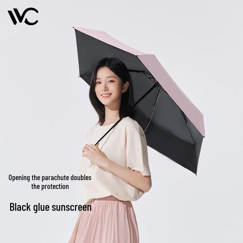VVC VGY4S206 Portable 5-Fold UV Protection Capsule Umbrella