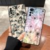 Retro Butterfly Flower Phone Cover Case for Motorola Moto G22 Edge40 G51 G73 G32 G52 G71 G53 G30 G50 Edge 20 Pro 30 Lite G60s