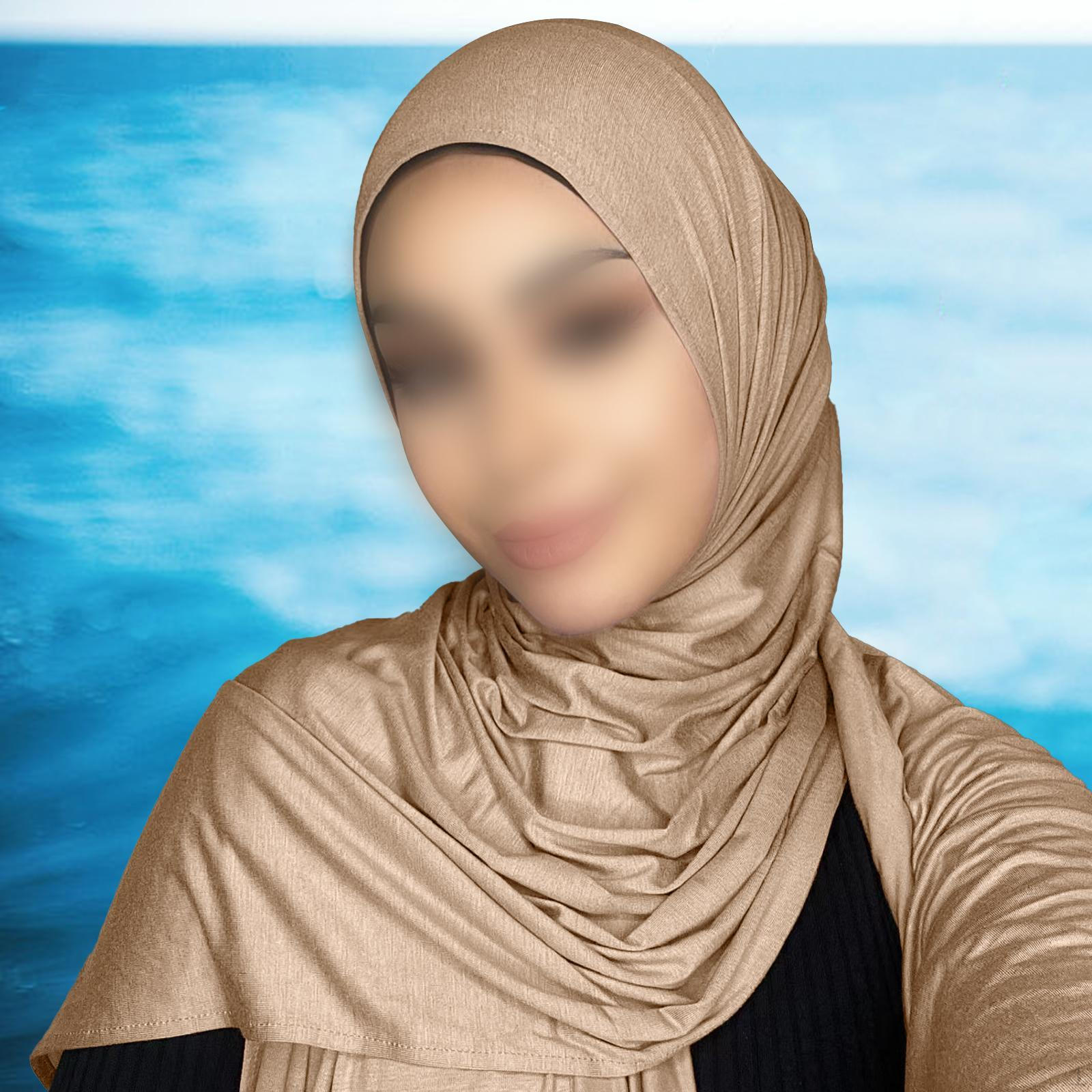 

Головной платок для женщин, дышащий, мягкий, модный, солнцезащитный, женский, длинный, накидка Apricot