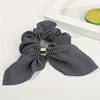 1PC Retro Bow Hair Ring Hair Rope Ladies Europe America Metal Buckle Rope Fabric Hair Accessories