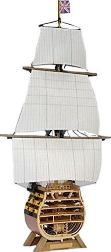 

Woody Joe 1/160 Британский Королевский флот Виктори Модель-каттер (с парусами) Деревянная модель Неокрашенный сборочный комплект