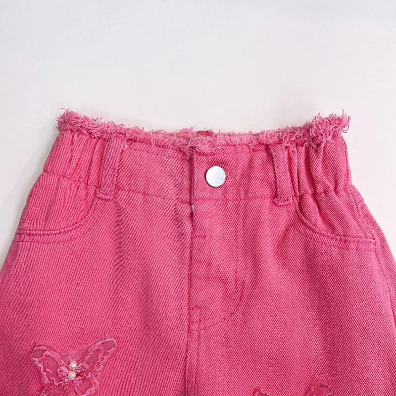 Ropa de Verano para Niñas Conjunto de Dos Piezas de Jeans sin Mangas para Niños Moda de Verano para Niñas