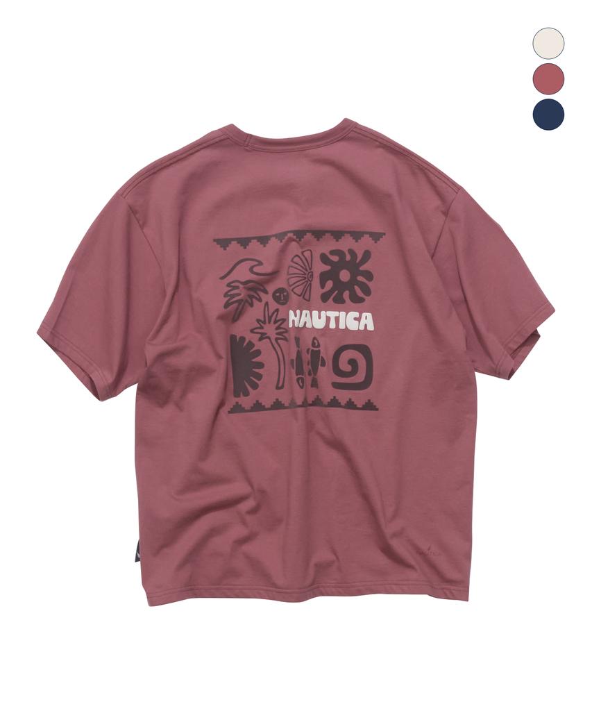 NAUTICA Ocean Tribal T-Shirt (3 Colors) Nts5556
