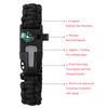Outdoor Multifunktions-Paracord Survival-Armband Herren Damen Camping Abenteuer Notfallrettung Überlebensseil-Armband