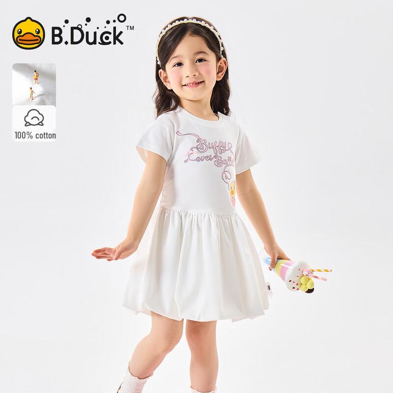 

B.Duck Girls Cartoon Print T-Shirt Dress 100CM