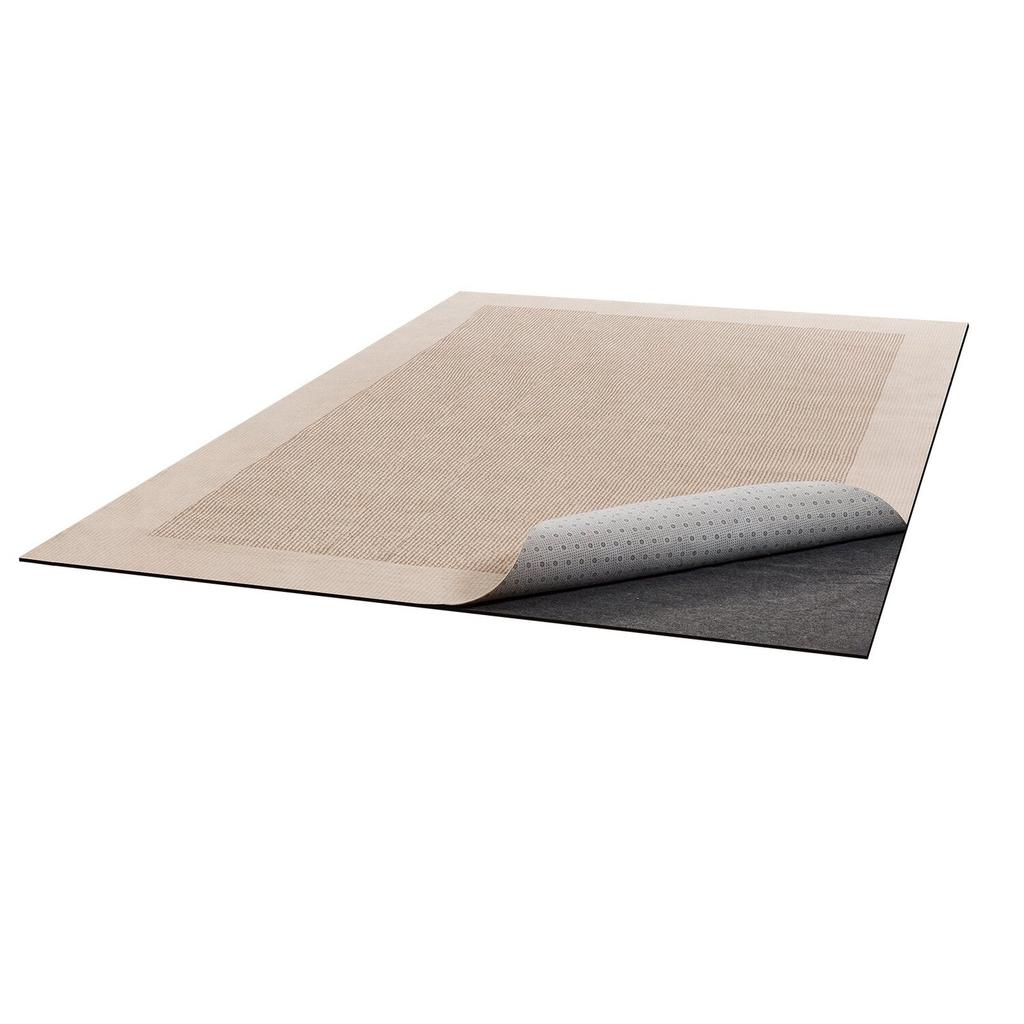 Rug Pad 2.44 x 3.05 m, Non-slip Carpet Area Pad, Rug Mat Padding with Dual Surface Felt Cushion & Rubber Gripper, Hardwood Floor Protection for All