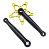 Bicycles Crank Arm Aluminium Alloy 170mm Bicycles Crankset Bike Pedal Crank Arm Replacements for Mountain Bike Road Bike