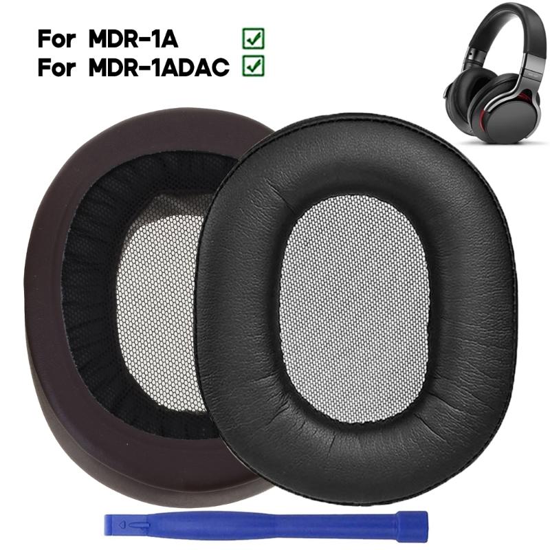 Quality Leather Ear Pads Ear Cushion for MDR-1A Headphone Earpads Headphone Sleeves Earcups Replacement