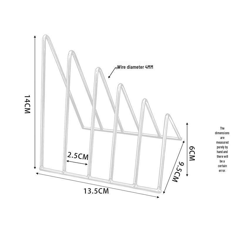 Nordic Minimalist Iron Art Desktop Bookshelf and Storage Rack