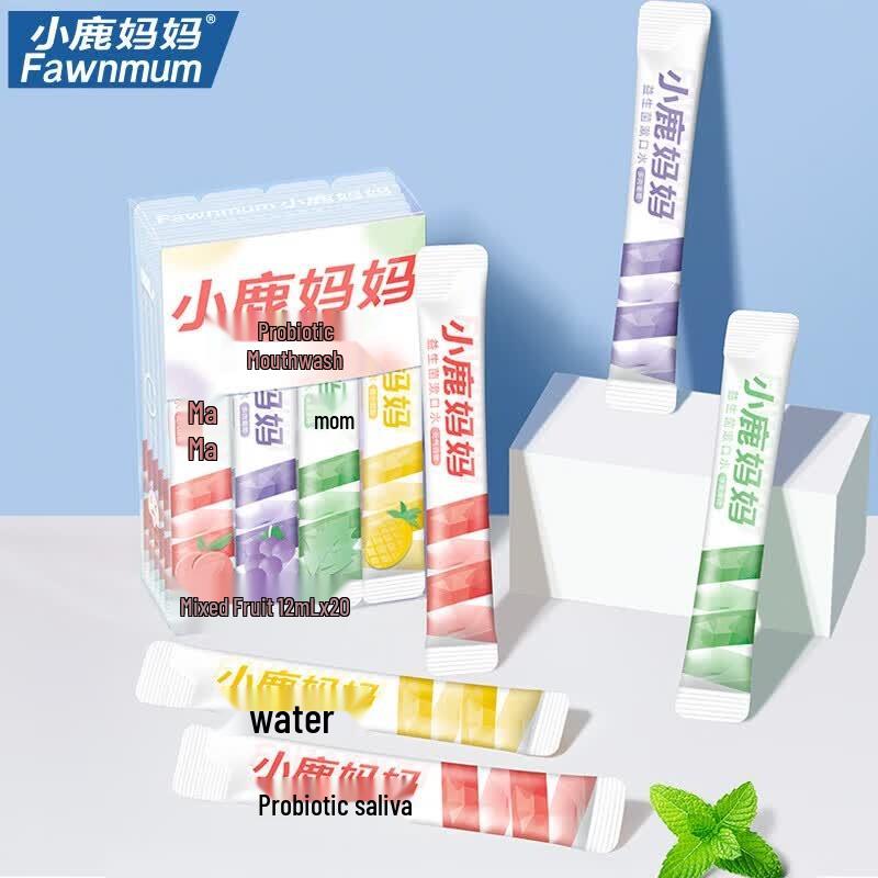 FAWNMUM Peach Portable Mouthwash Strips