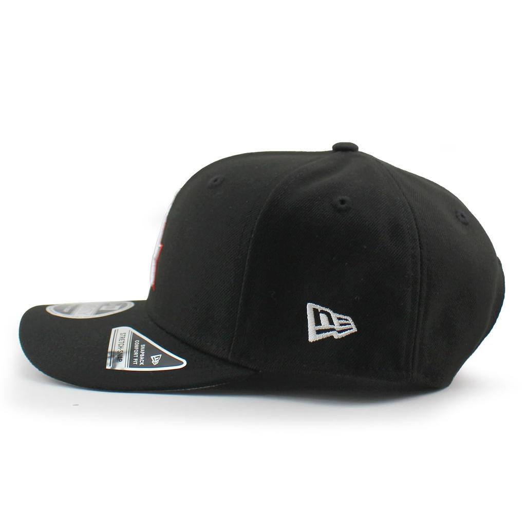 [New Era] Cap 9SEVENTY Stretch Snapback Chicago White Sox MLB COOPERSTOWN 1951 STRETCH SNAPBACK CAP BLACK CHICAGO WHITE SOX Hat [Used]