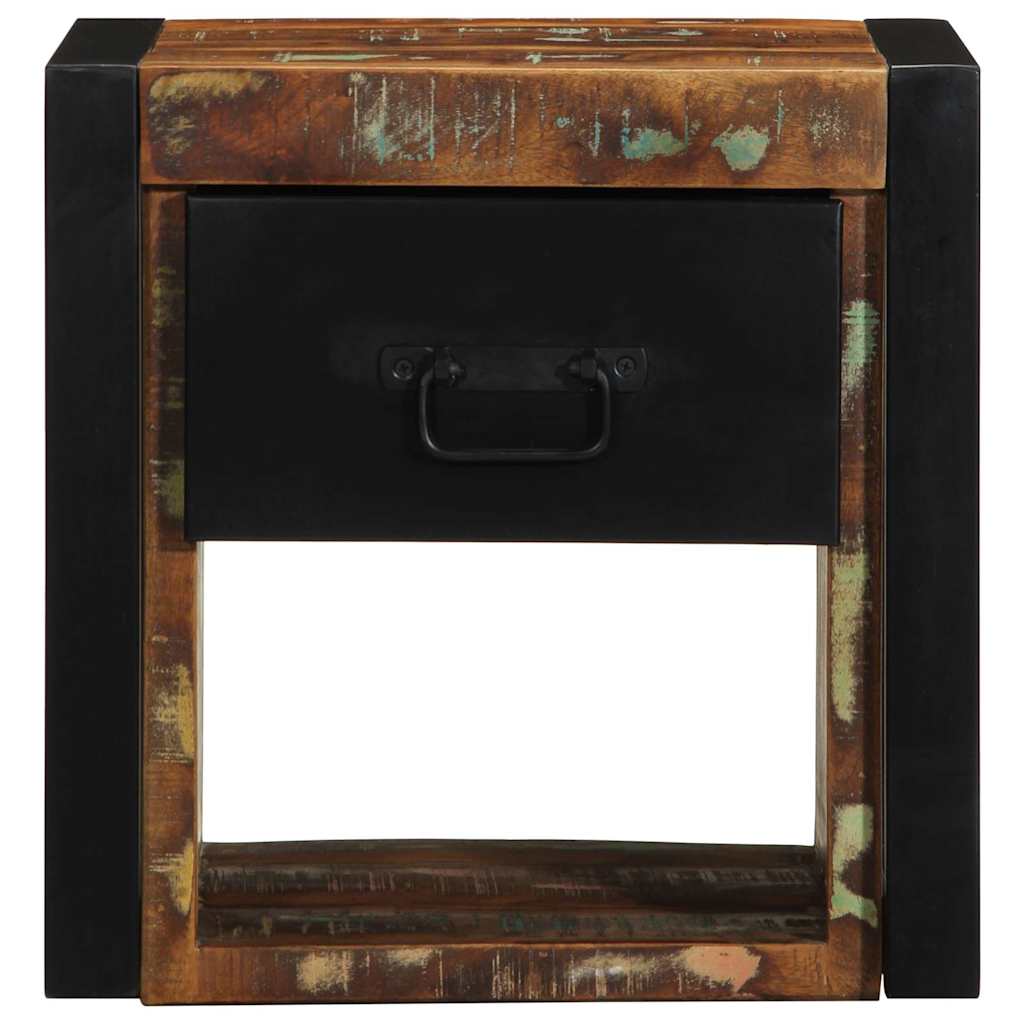 Nightstands (2 pcs) Multicolored 40 x 35 x 40 cm Reclaimed Solid Wood