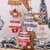 Office Hotel Christmas Wood Decoration Indoor Living Room Bedroom Tree Sign Showcase Ornament Reusable Festival Decor