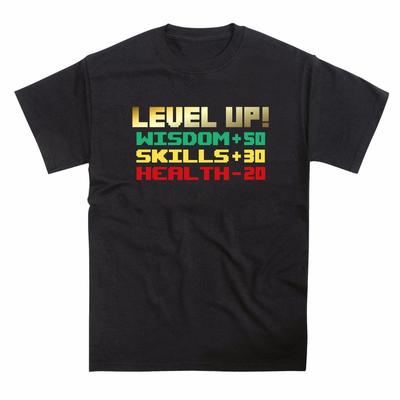 Lustiges Level Up Geburtstagsgeschenk Premium Qualität T-Shirt