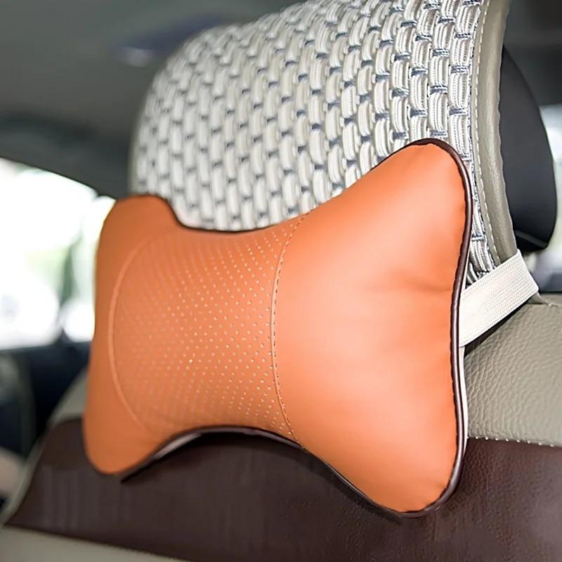 1PC Car Neck Pillow Universal Car Headrest Cushion Support Auto Seat Parts Backrest Safety Pillow Car Interior Accessories