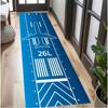 Airplane Runway Runner Rug Cotton Base 3D Print Airplane Runway Rug Black Gold Jet Carpet ModernLiving Room Home Kitchen Decor