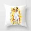 Cute Cat Dog Animal Pattern Pillow Cushion Cover Car Home Decor Sofa Decorative