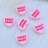 20pcs New Cute Resin Mini Heart Letter Flat back Cabochon Scrapbook Kawaii DIY Embellishments Accessories