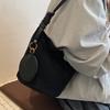 Fashion Autumn New Bucket Bag Women's Niche Shoulder Bag Retro Commuter Suede Handbag
