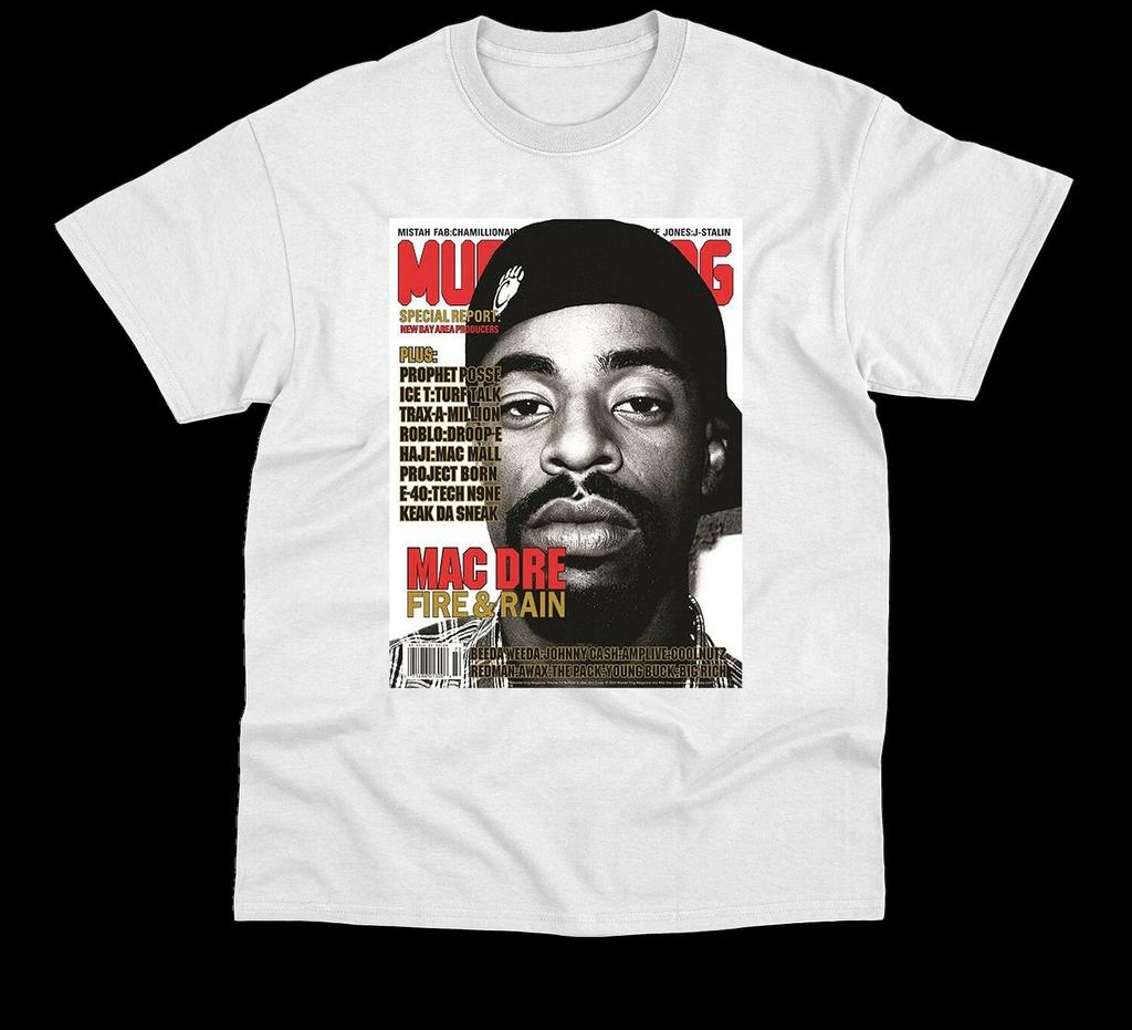 Mac Dre Thizz Nation White T shirt Adult S-3XL Hip Hop Bay Area