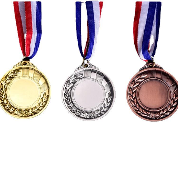 Sports Event Metal Wheat Ear Medals 123