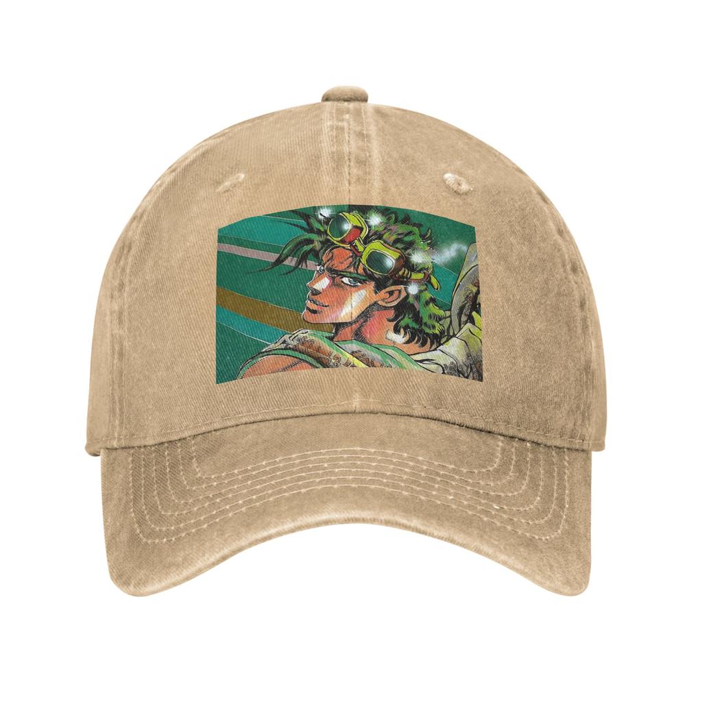 Jojo Bizarre Adventure Joseph Joestar Anime Denim Cap Casual Baseball Caps Adjustable Hat Summer Unisex Baseball Hats