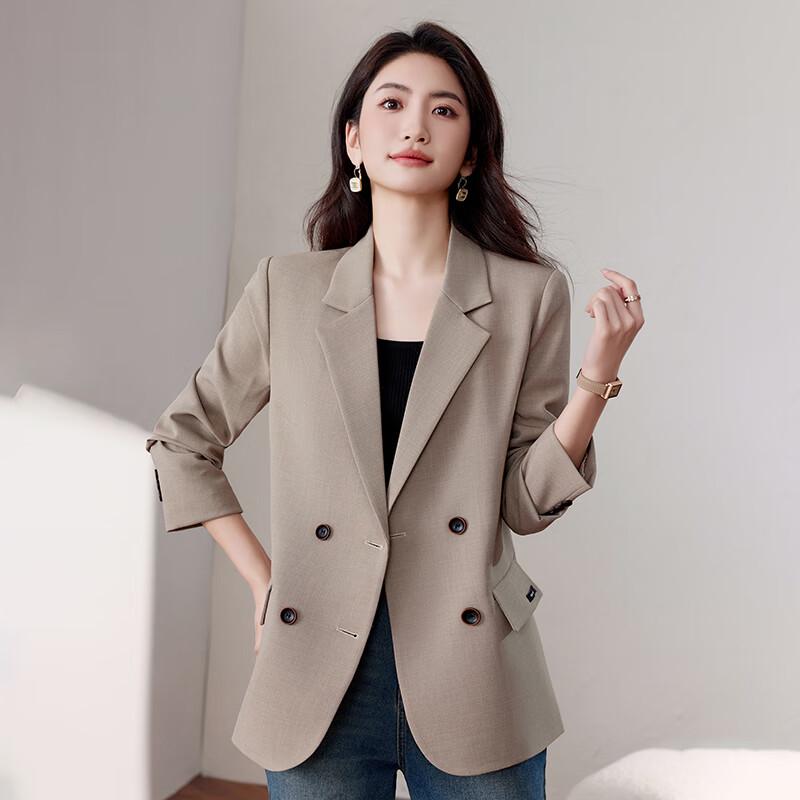 Teluoman Women's Loose Casual Blazer