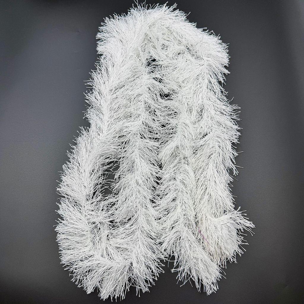 2m Faux Fur & Down Feather Plush Strips for Costume Simulations