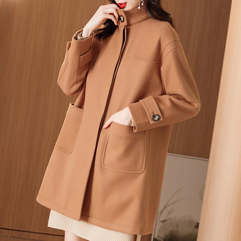 

KAVON Женское зимнее пальто свободного кроя со стойкой L