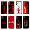 Heißes C-Coca D-Getränke C-Cola Handyhülle Für Samsung S 25,24,23,22,30,21,10,9,Ultra,Plus,Lite,FE,4,5 G Weiche Schwarze Hülle