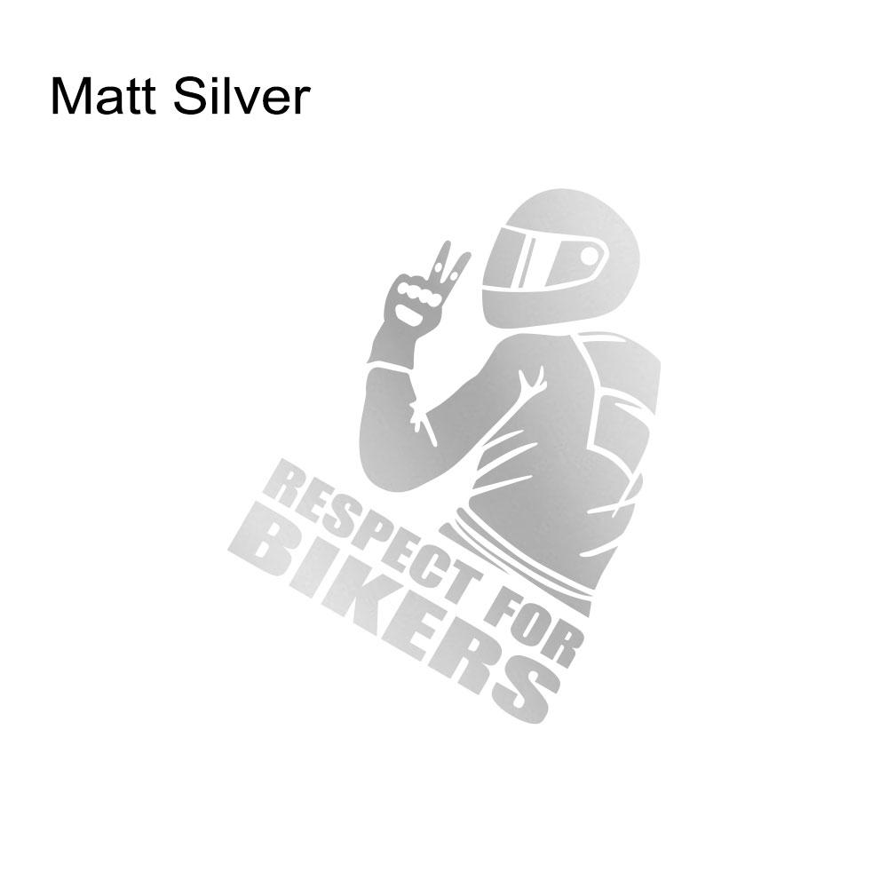 Respect For Bikers Various Sizes Car Sticker Waterproof  Sticker Decal Funny Vinyl Bike Motorcycle Auto Car Styling Decoration