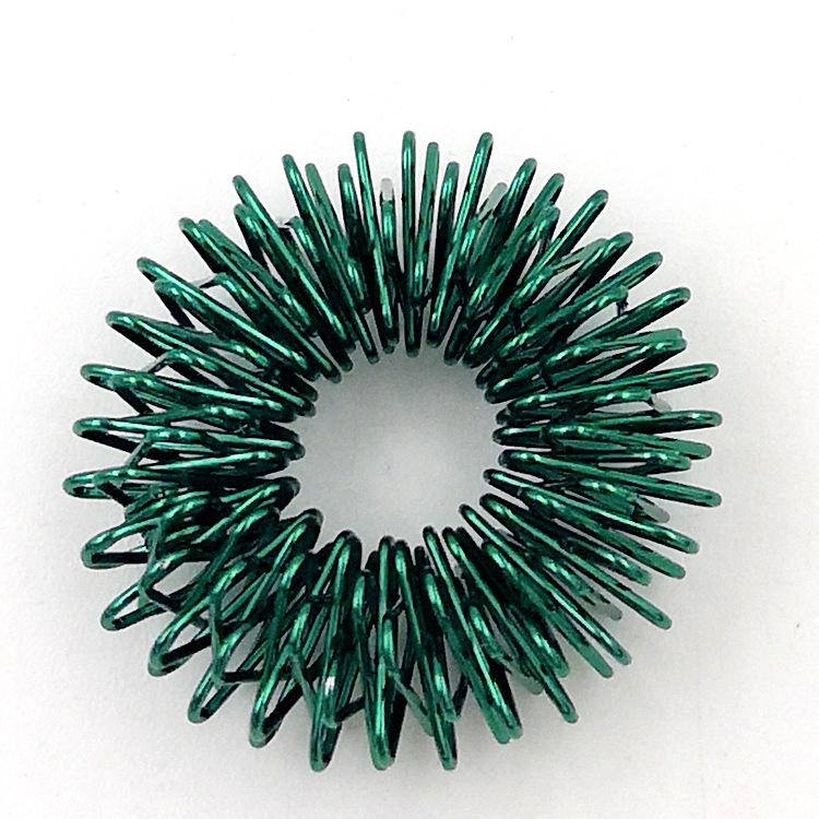 Cross-Border Hot-Selling Mini Finger Massage Ring: Decompression Spring Massager & Fingertip Toy