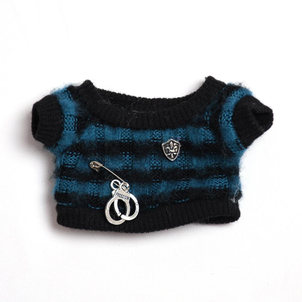 For 15-17cm Labubu Doll Clothes Fashion Clothes Hoodies Doll Clothes Color Match Hoodies Dolls Accessories Cute Decoration Little Cloths