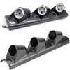 Supporto per Pod Portastrumenti Universale per Auto 52/60mm Montaggio su Montante A Triplo 3 Fori Pod per Strumenti Tazza per Strumenti Cruscotto ABS Nero Accessorio per Auto
