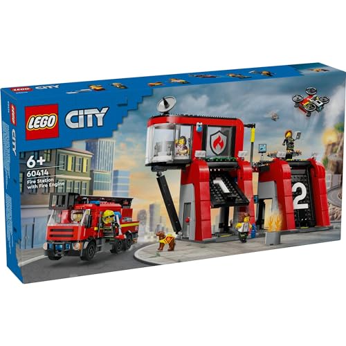 LEGO City Fire Station and Fire Truck 60414 Toy Boys Girls